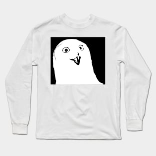 Orly-owl-outline Long Sleeve T-Shirt